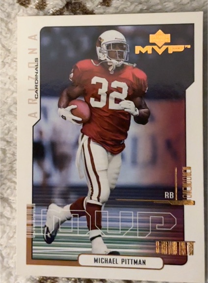 2000 Upper Deck MVP #2 Michael Pittman — front