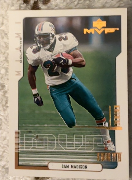 2000 Upper Deck MVP #91 Sam Madison — front