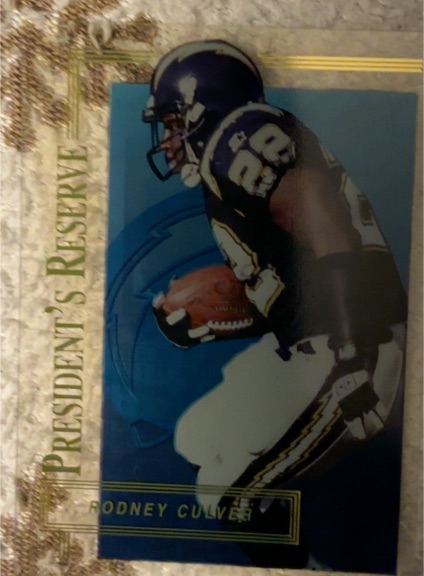 1996 Collector's Edge President's Reserve #364 Rodney Culver — front