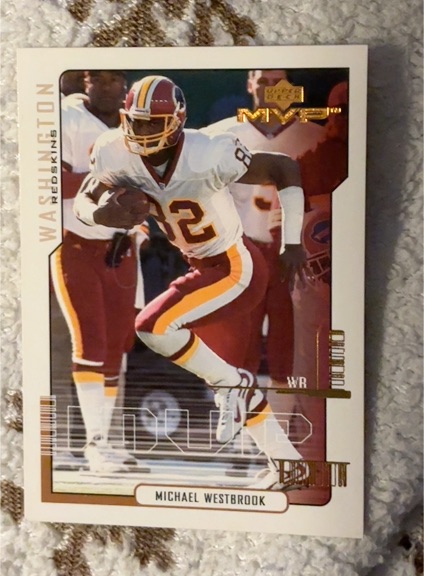2000 Upper Deck MVP #183 Michael Westbrook — front