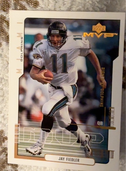 2000 Upper Deck MVP #84 Jay Fiedler — front