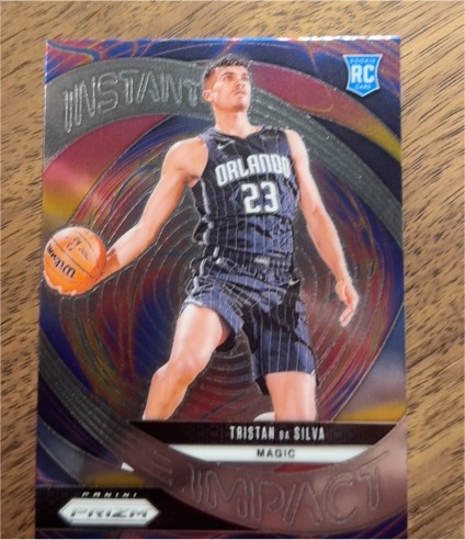 2024-25 Panini Prizm #20 Tristan Da Silva Instant Impact Rookie — front