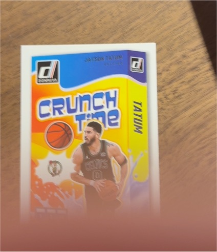 2024-25 Donruss #3 Jayson Tatum Crunch Time — front