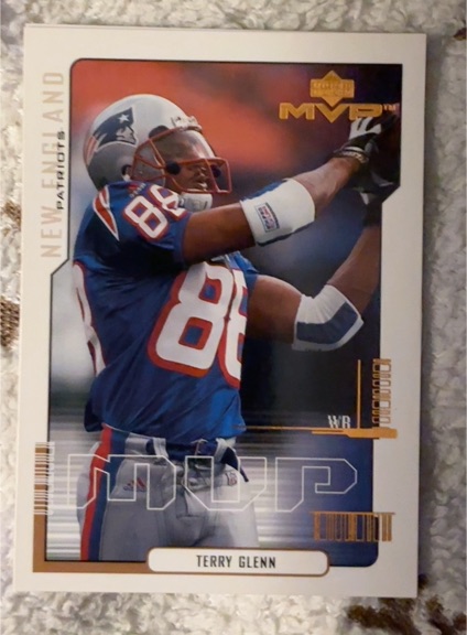 2000 Upper Deck MVP #98 Terry Glenn — front