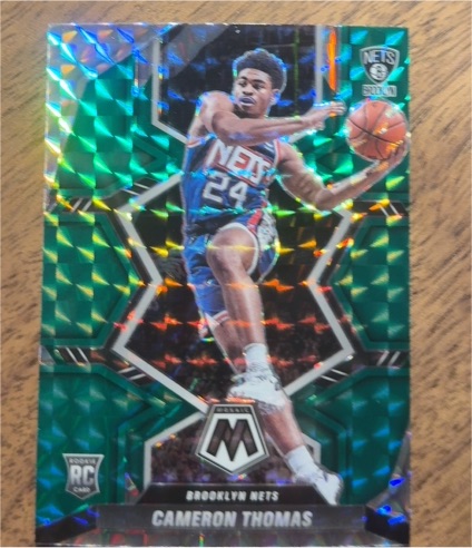 2021-22 Panini Mosaic #215 Cameron Thomas — front
