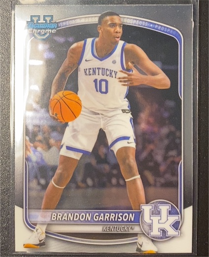 2025-26 Bowman #BPP-97 Brandon Garrison — front
