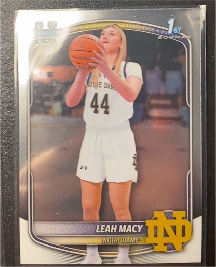 2025 Bowman U Chrome #BCP-61 Leah Macy — front