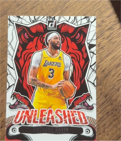 2024-25 Panini Donruss #3 Anthony Davis Unleashed — front