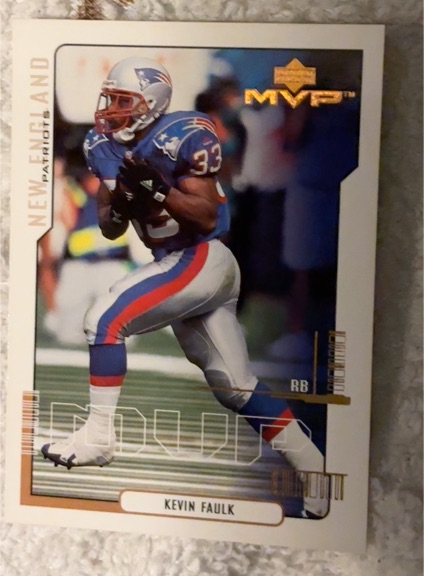 2000 Upper Deck MVP #100 Kevin Faulk — front