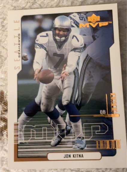 2000 Upper Deck MVP #160 Jon Kitna — front