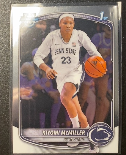 2025-26 Bowman Basketball Prospects Chrome #BCP-25 Kiyomi McMiller — front