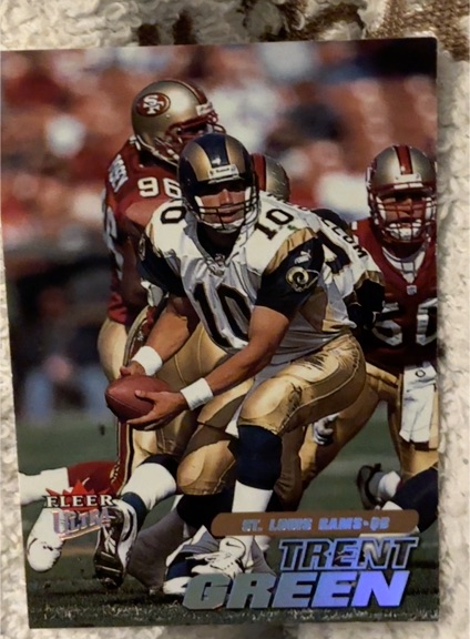 2001 Fleer Ultra #245 Trent Green — front