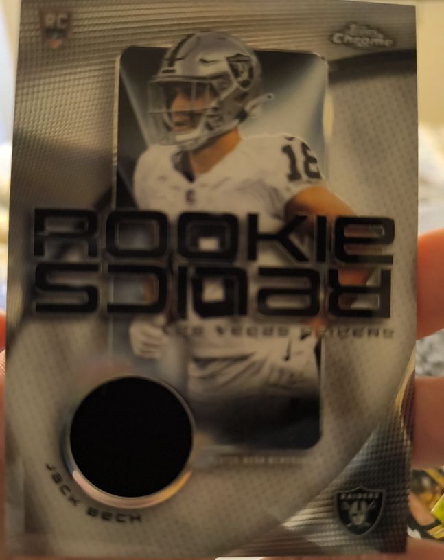 2025 Topps Chrome Rookie Relics #RR-JB Jack Bech — front