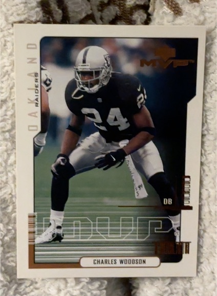 2000 Upper Deck MVP #124 Charles Woodson — front