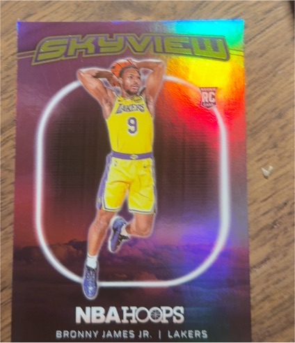 2024-25 Panini NBA Hoops #21 Bronny James Jr. — front
