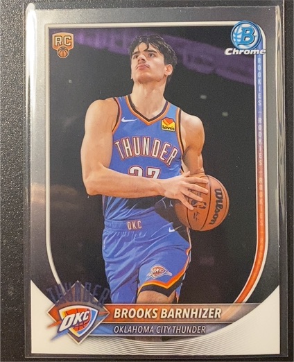 2025-26 Bowman Chrome #BCV-45 Brooks Barnhizer — front