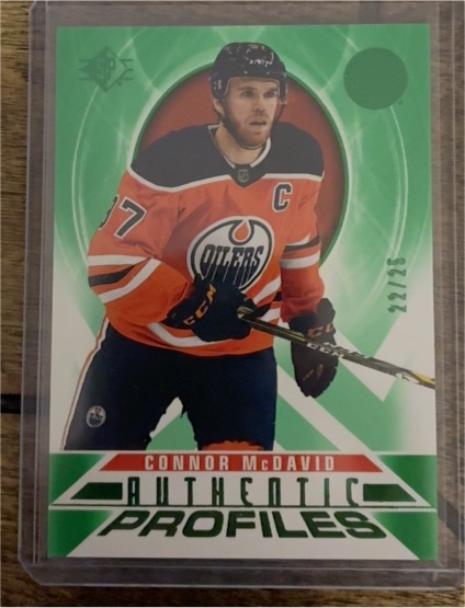 2020-21 Upper Deck SP Authentic Profiles #AP-1 Connor McDavid — front