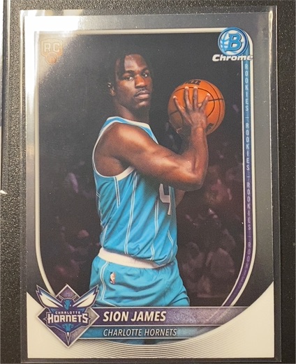 2025-26 Bowman Chrome #BCV-33 Sion James — front