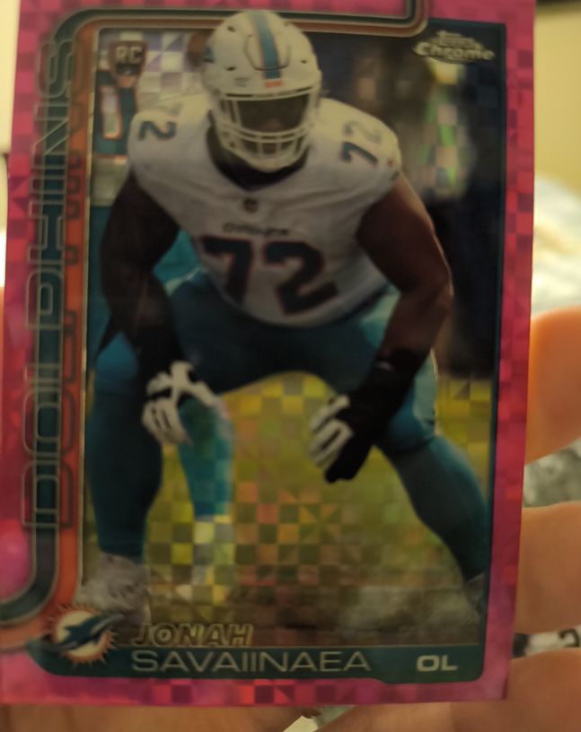 2025 Topps Chrome #380 Jonah Savaiinaea — front