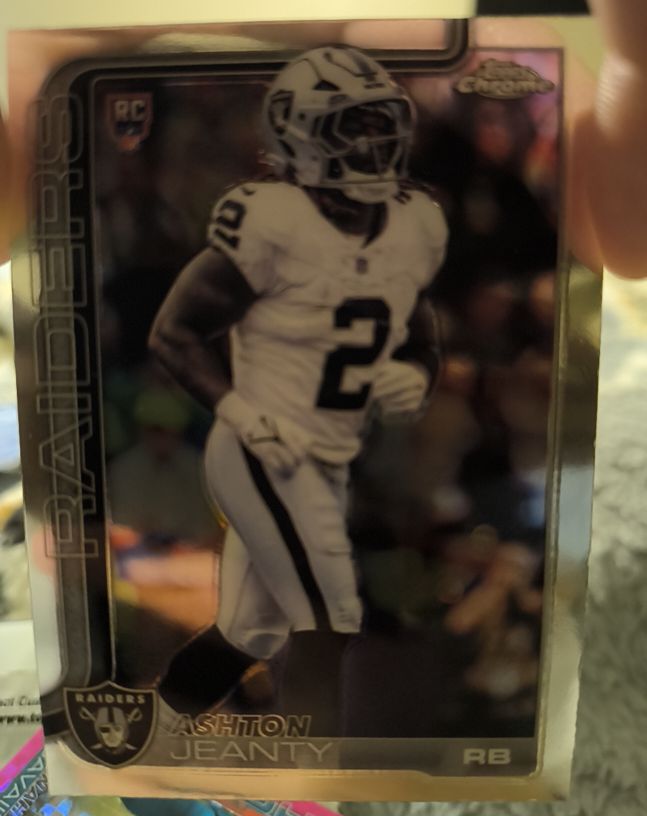 2025 Topps Chrome #322 Ashton Jeanty — front