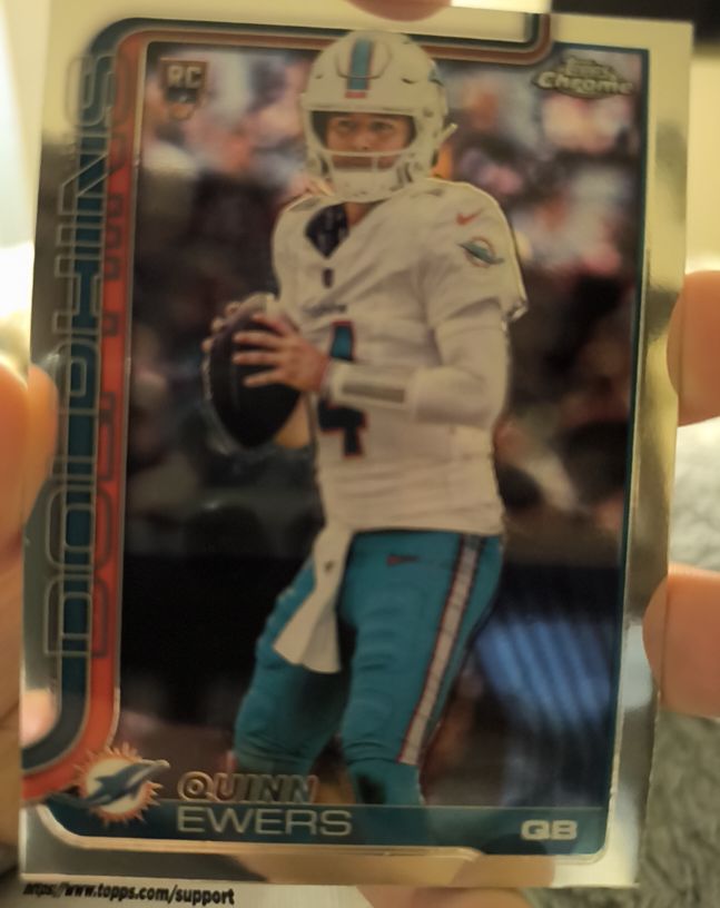 2025 Topps Chrome #316 Quinn Ewers — front