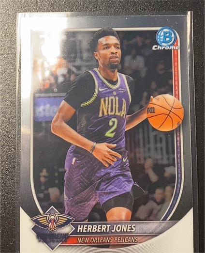 2025-26 Bowman Chrome #BCV-140 Herbert Jones — front