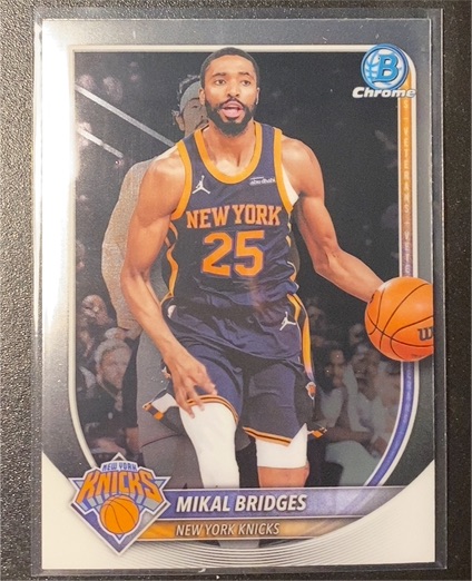 2025-26 Bowman Chrome #152 Mikal Bridges — front