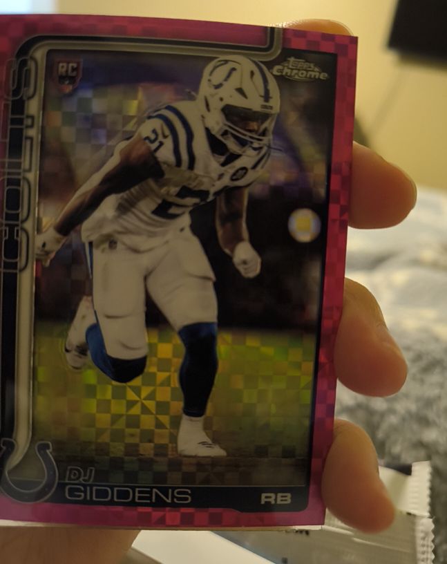 2025 Topps Chrome #390 DJ Giddens — front