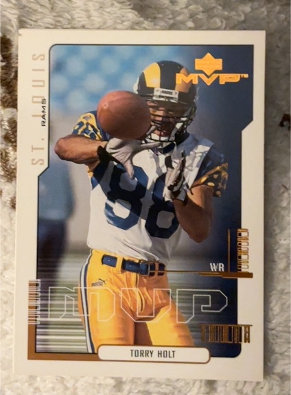2000 Upper Deck MVP #140 Torry Holt — front