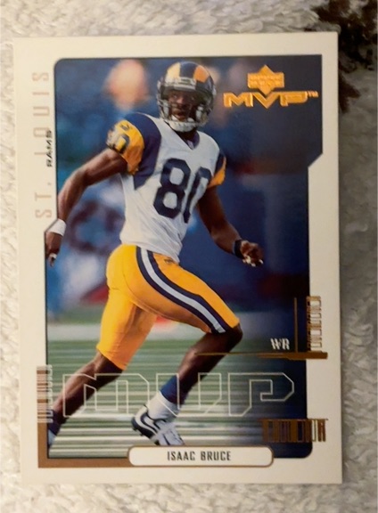 2000 Upper Deck MVP #141 Isaac Bruce — front