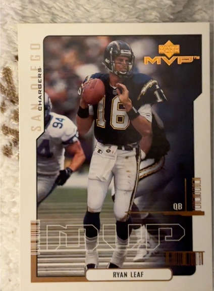 2000 Upper Deck MVP #150 Ryan Leaf — front