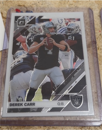 2019 Panini Donruss Optic #75 Derek Carr — front