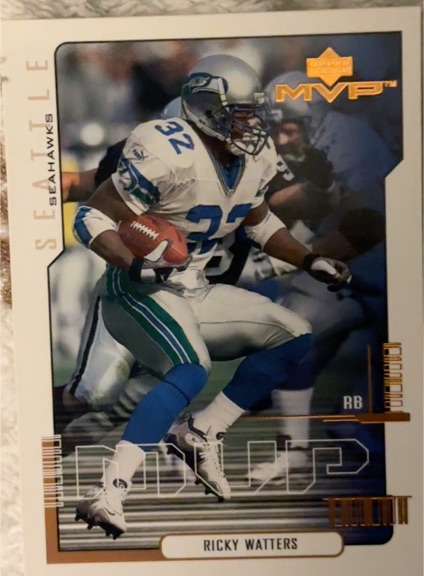 2000 Upper Deck MVP #159 Ricky Watters — front
