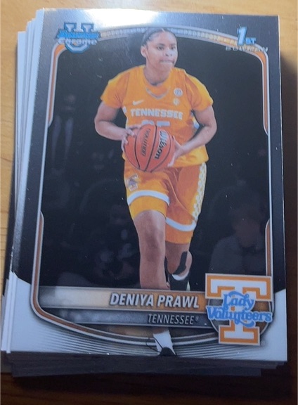 2025-26 Bowman Chrome #BCP-55 Deniya Prawl — front