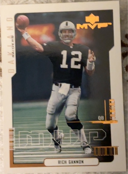 2000 Upper Deck MVP #121 Rich Gannon — front