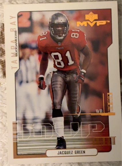 2000 Upper Deck MVP #169 Jacquez Green — front