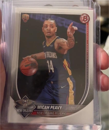 2025 Bowman #41 Micah Peavy — front