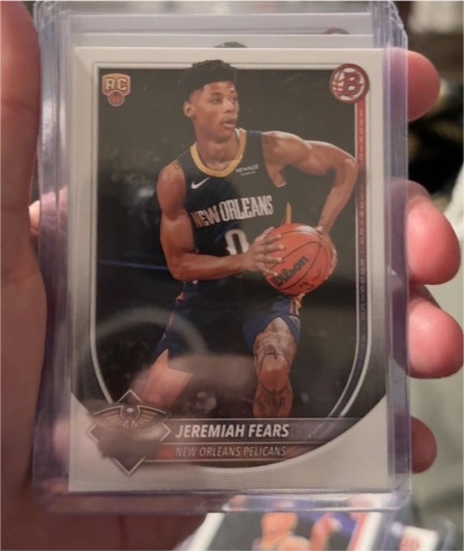 2025-26 Bowman #7 Jeremiah Fears — front
