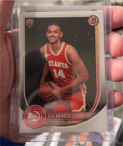 2025-26 Bowman #23 Asa Newell — front