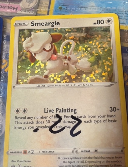 2022 Pokémon TCG McDonald's Promos #15 Smeargle — front