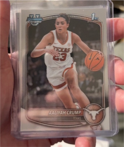 2025 Bowman Basketball #BPP-33 Aaliyah Crump — front