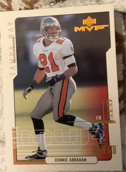 2000 Upper Deck MVP #172 Donnie Abraham — front