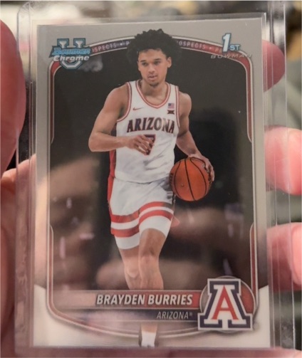 2025-26 Bowman Chrome #BCP-51 Brayden Burries — front