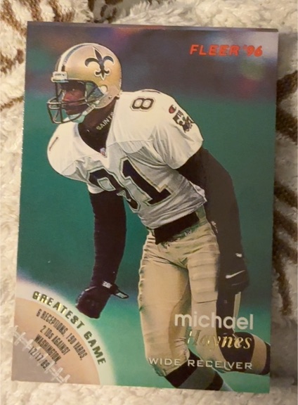 1996 Fleer #88 Michael Haynes — front