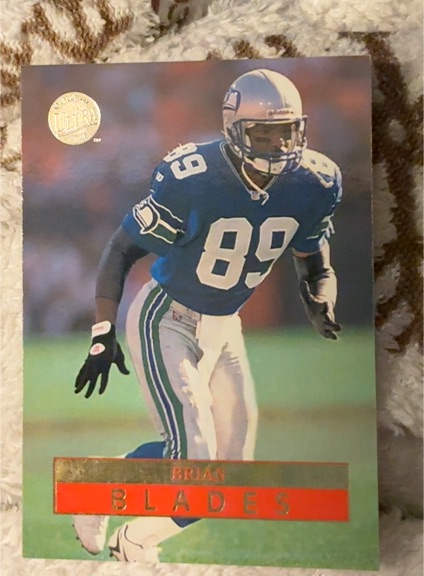 1996 Fleer Ultra #148 Brian Blades — front
