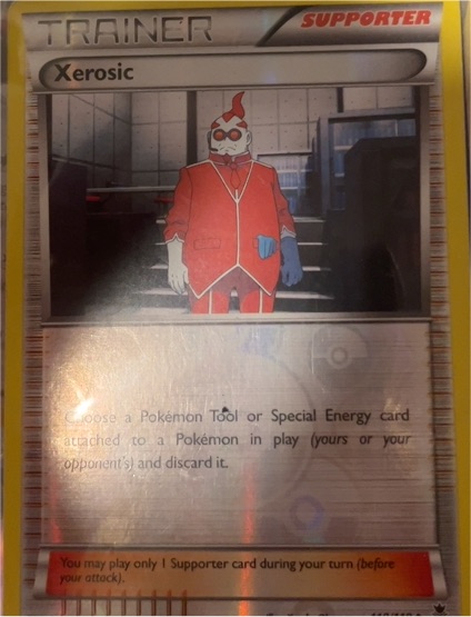 2014 Pokémon XY Phantom Forces #110 Xerosic — front