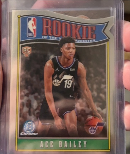 2025-26 Bowman Chrome Rookie of the Year Favorites #RY-5 Ace Bailey — front