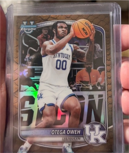 2025 Bowman Chrome #BCP-98 Otega Oweh — front