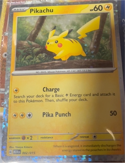2024 Pokémon Scarlet & Violet #002 Pikachu — front