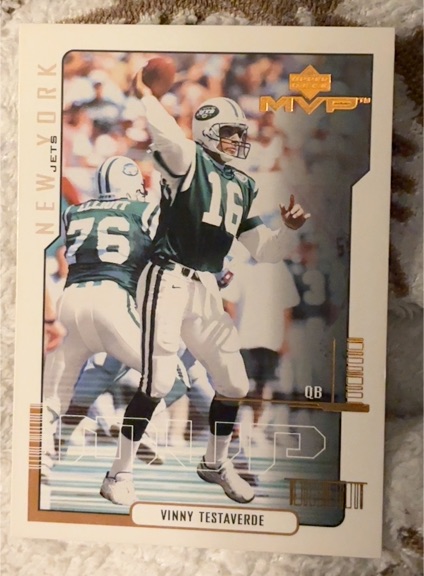 2000 Upper Deck MVP #117 Vinny Testaverde — front